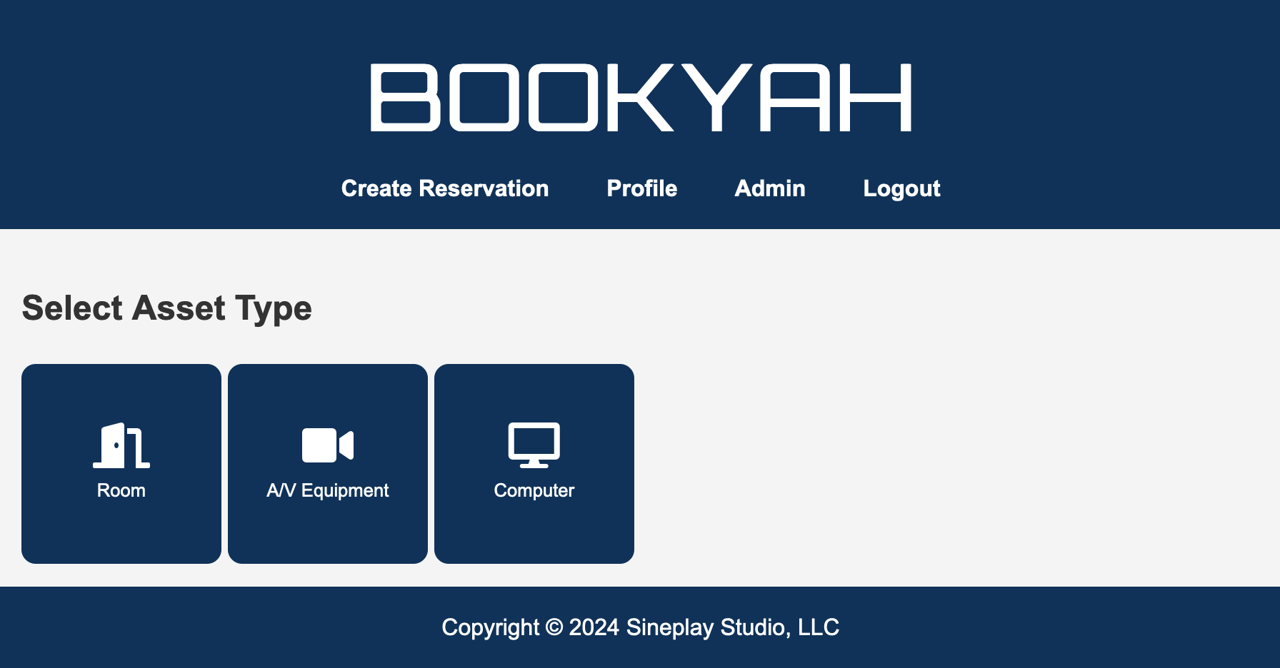 Screenshot of BOOKYAH